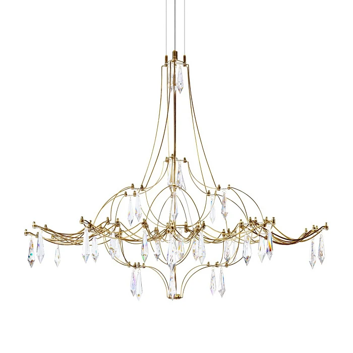 Подвесная люстра Loft IT Mira 10588/800 Gold Asfour