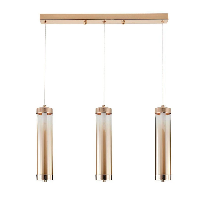 Подвесной светодиодный светильник Indigo Rilucente 11061/3P Gold V000150L