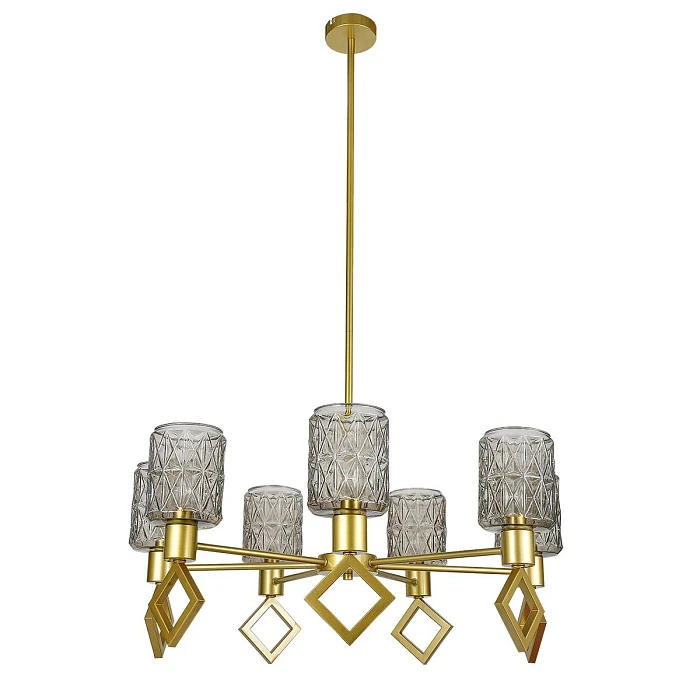 Подвесная люстра Indigo Preda V13025/7R Gold V000470