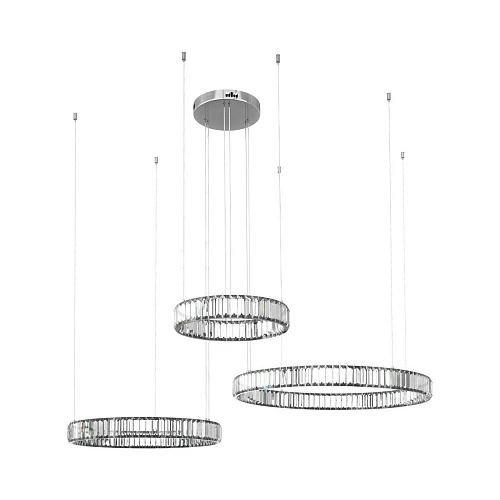Подвесной светодиодный светильник Loft IT Crystal ring 10135/3 Chrome