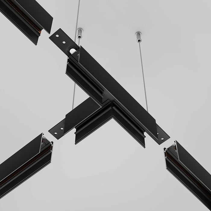 Коннектор T-образный Maytoni Technical Exility Busbur TRA034CT-41B