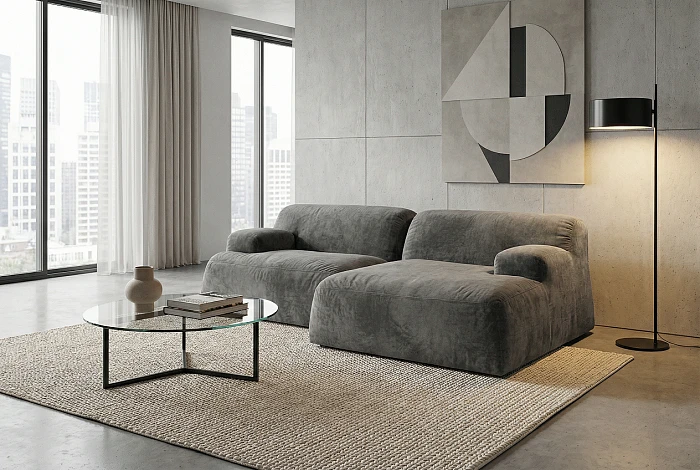 Диван SAIWALA Бьерн с оттоманкой