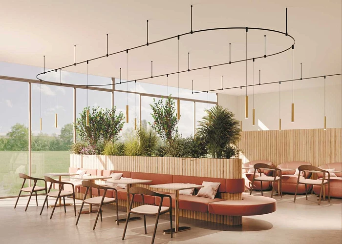 Трековый подвесной светильник Maytoni Technical Skim TR210-1-5W3K-M-BBS