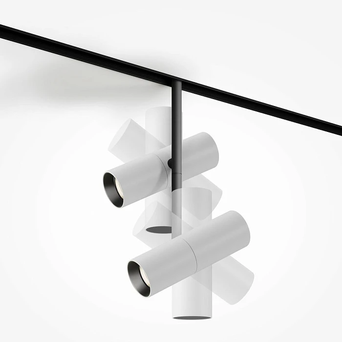 Трековый светодиодный светильник Maytoni Technical Magnetic Exility Elti Duo TR005-2-2X12W3K-BW