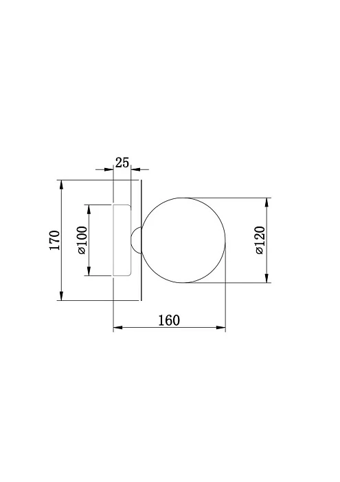 Бра Freya Sepia FR5391WL-01BS
