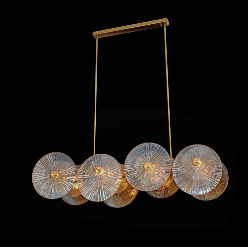 Люстра подвесная Alfa Light F4024-52 1100x300mm GD LED