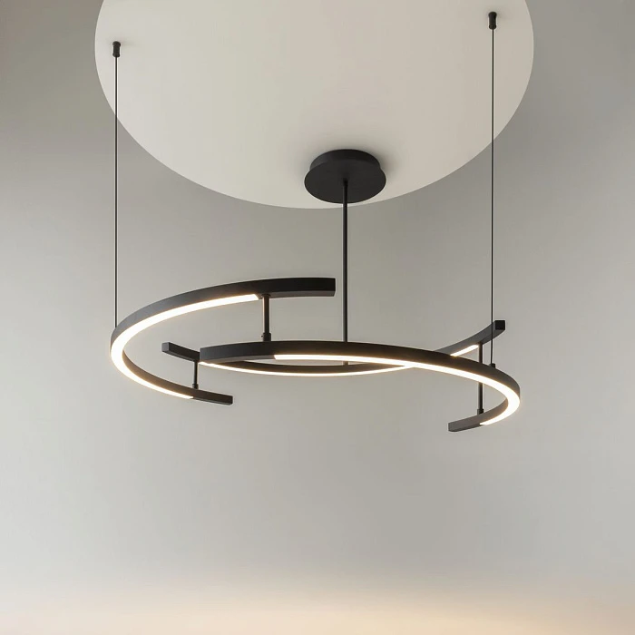 Подвесной светодиодный светильник Maytoni Line MOD016PL-L52BK