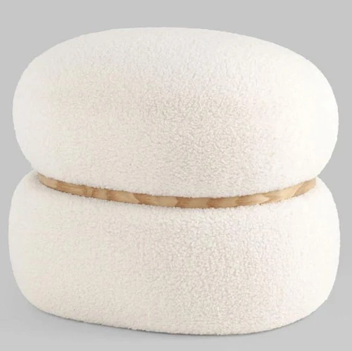 Пуф Stool Group Полли L тедди белый