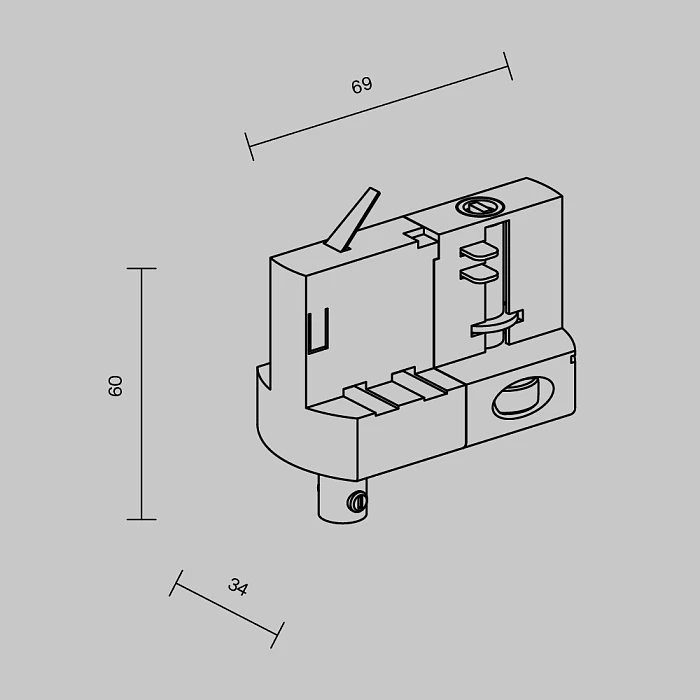 Комплектующие для трековой системы Technical TRA005-3-A-B
