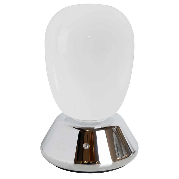 Настольная лампа диммируемая 10W 3000K матовый/хром Uovo III Lightstar 807914