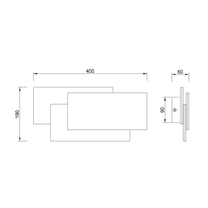Настенный светодиодный светильник Mantra Tahiti 8087