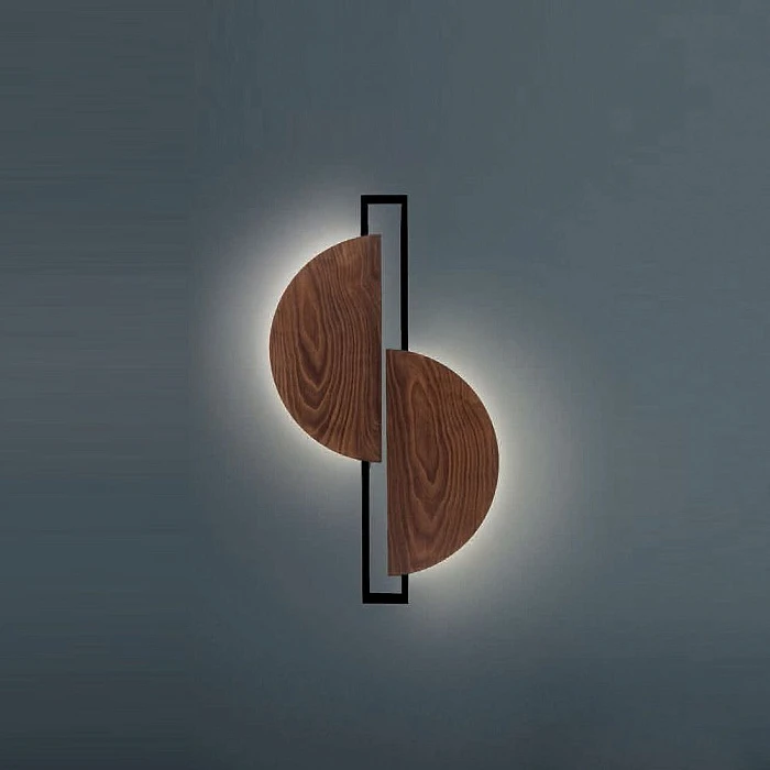 Настенный светильник Nowodvorski Sunrise Led Dark Wood/Black 7652