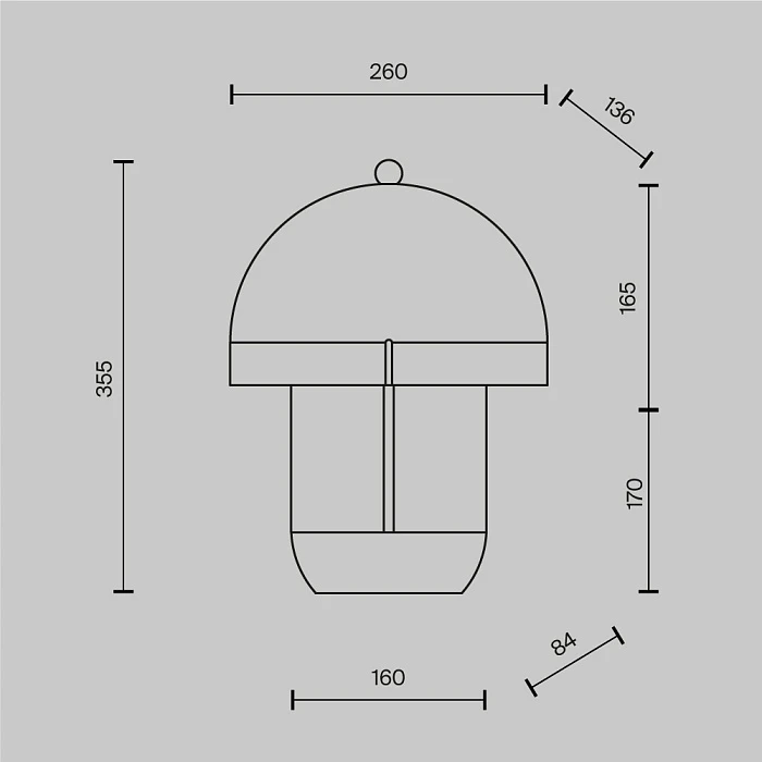 Настольная лампа Maytoni MOD479TL-L14W3K