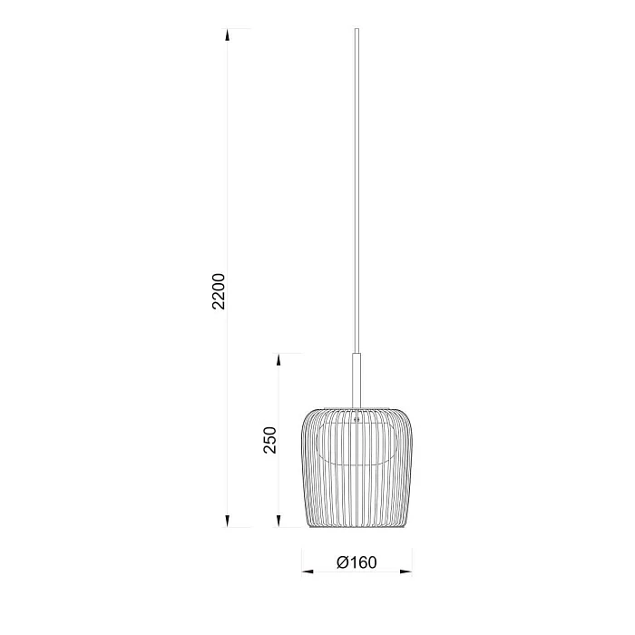 Подвесной светильник без основания Mantra Dubai 9421