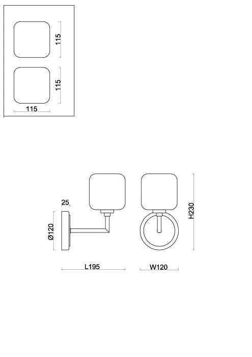Бра Freya Tender FR5373WL-01BS