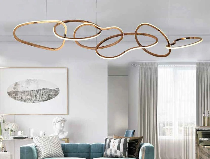 Подвесной светодиодный светильник Newport Alicia 15326/S Champagne gold М0068689