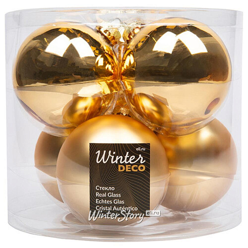 Елочное украшение Christmas Flower ID12254 8см 6шт/уп