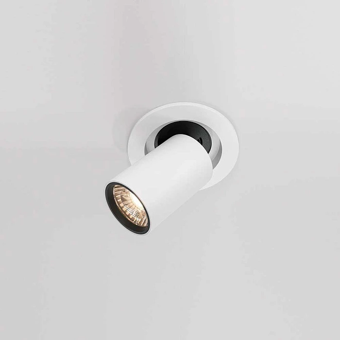 Встраиваемый светодиодный спот Maytoni Technical Hidden DL045-01-10W4K-W