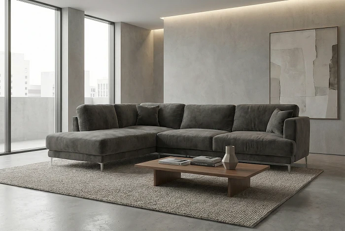 Диван IVASA Taiga угловой малый со спинкой