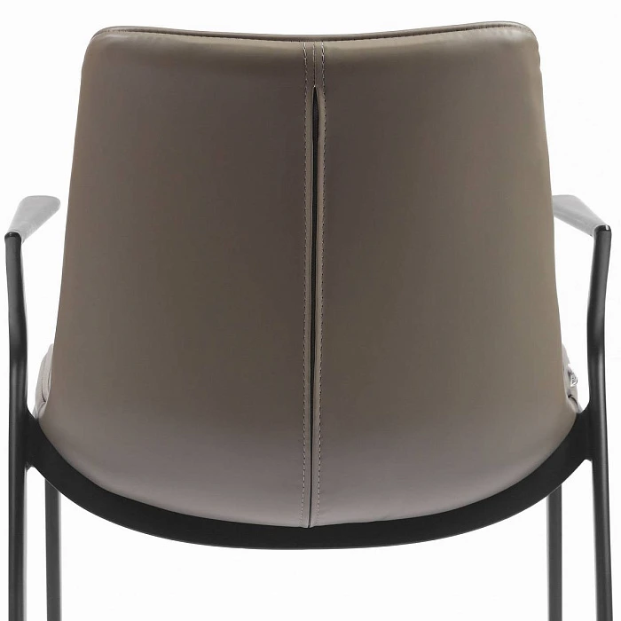 Стул Deephouse ЭССЕН серая экокожа металл