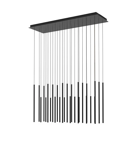 Люстра подвесная Alfa Light F3924-03 black 54W 120*40*H 150