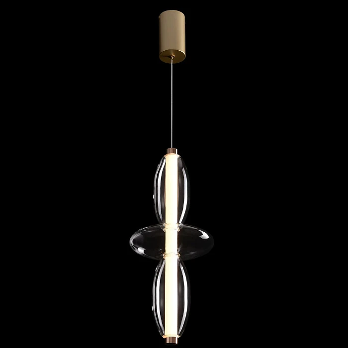 Подвесной светодиодный светильник Crystal Lux Quasar SP14W Led Transparent