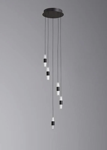 Люстра подвесная Alfa Light F3024-50 BLACK