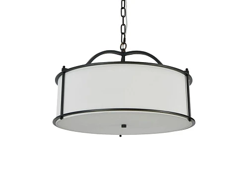 Подвесная люстра Newport 3405/С Black+gold Shade beige М0070671