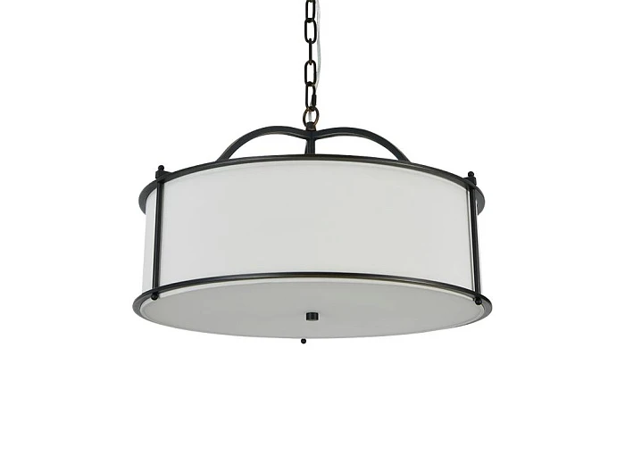 Подвесная люстра Newport 3405/С Black+gold Shade beige М0070671