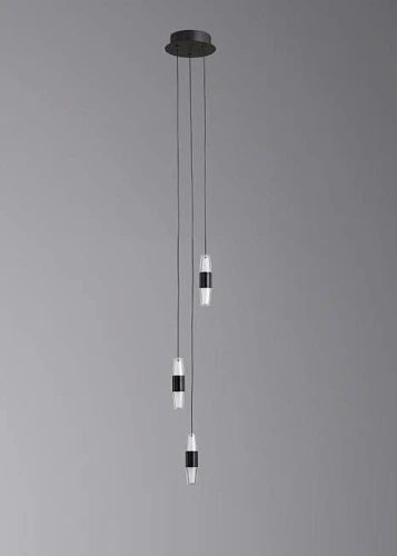 Люстра подвесная Alfa Light F3024-49 BLACK