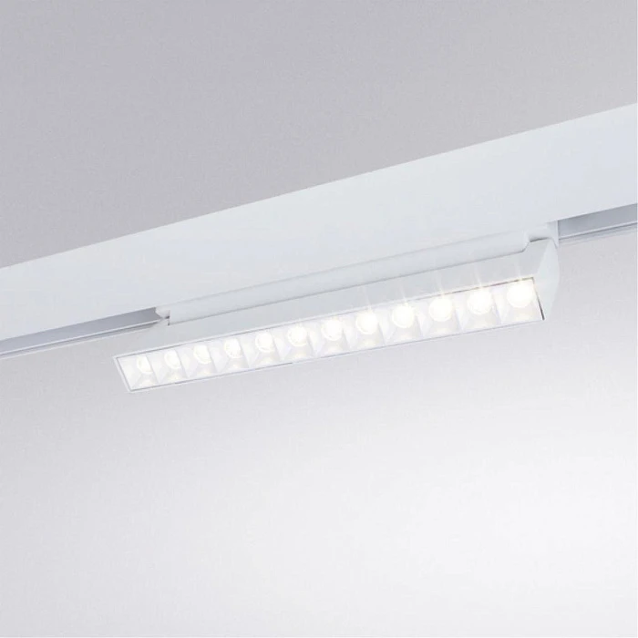 Трековый светодиодный светильник Arte Lamp Linea A4678PL-1WH