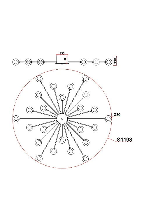 Потолочная люстра Freya Celebrity FR5242CL-24B1
