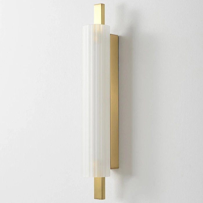 Настенный светодиодный светильник Crystal Lux Tunnel AP10 Led Brass