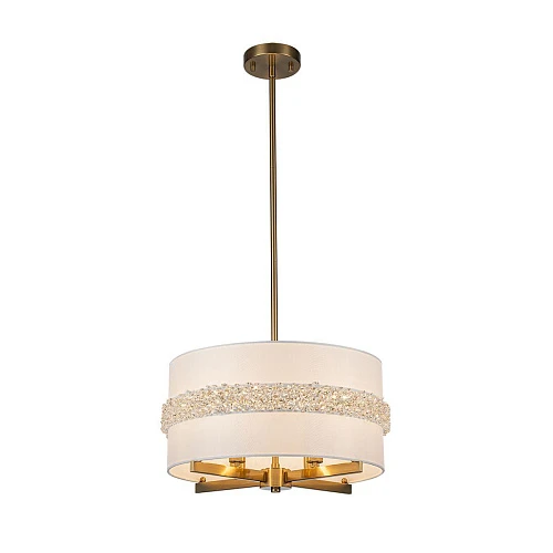 Подвесная люстра Indigo Effetto V13030/4R Brass V000514