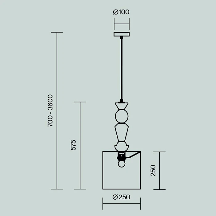 Подвесной светильник Maytoni Comforty MOD298PL-01W2