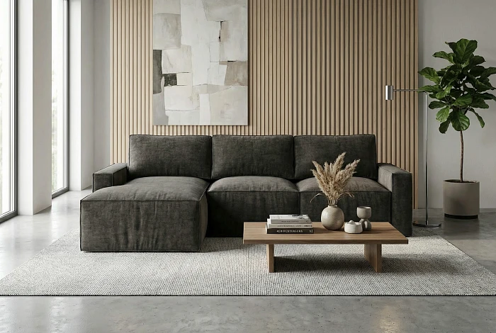 Диван Cloud Leonardo с оттоманкой