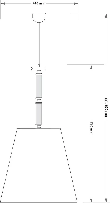 Подвесной светильник KUTEK  SPARONE SPA-ZWD-1(N/A)