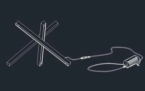 Настольная лампа Alfa Light F3924-42 black 13W 30*30*H2 5