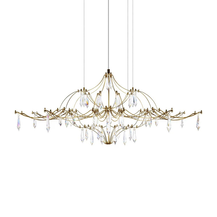 Подвесная люстра Loft IT Mira 10587/1000 Gold Asfour