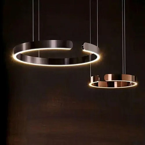 Люстра подвесная Alfa Light F0424-10 400+600mm rose gold