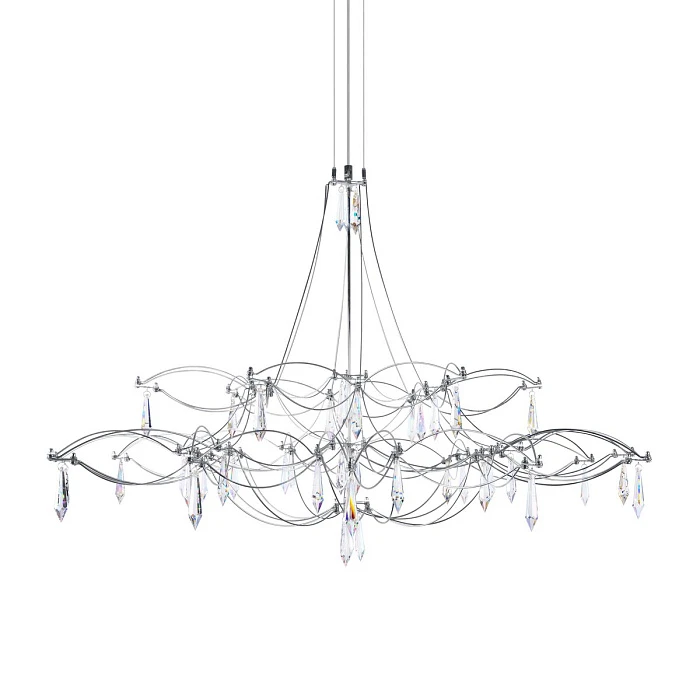Подвесная люстра Loft IT Mira 10590/1000 Silver Asfour