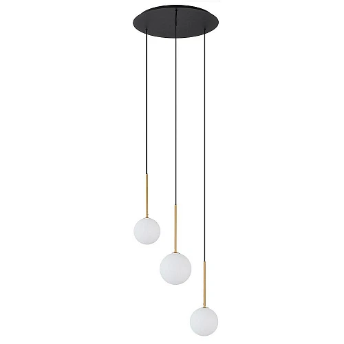 Подвесная люстра Nowodvorski Karo Black/Satine Gold 10304