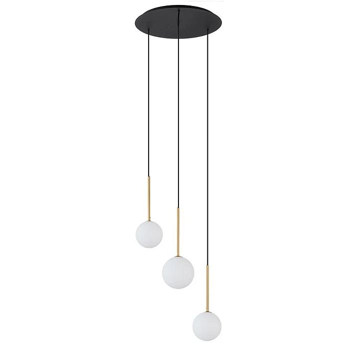 Подвесная люстра Nowodvorski Karo Black/Satine Gold 10304