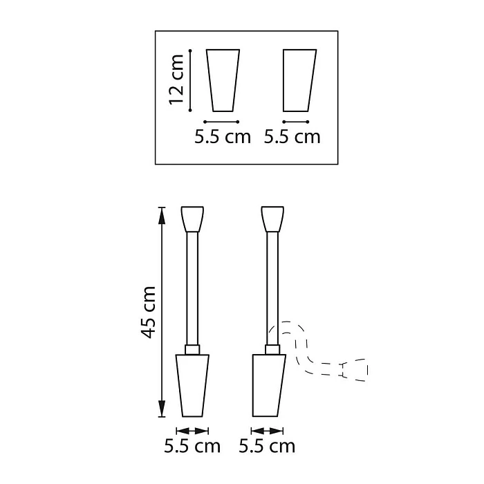 Бра (лампа для чтения) Muro III Lightstar 808641