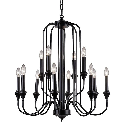 Люстра Milosh tendence 0803CL-12BK