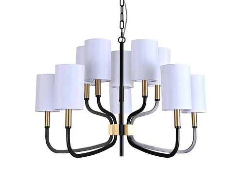 Подвесная люстра Newport 35210/С black+brass М0071484