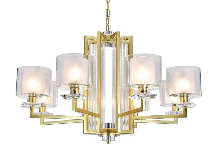 Подвесная люстра Newport 4408+1/C mat.gold М0071514