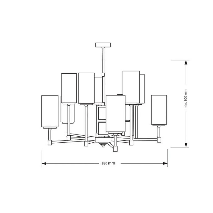 Подвесная люстра Kutek Mood Beleza BEL-ZW-10 (Z)