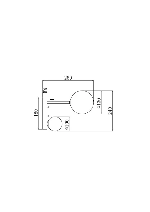 Бра Freya Sphirity FR5376WL-02B
