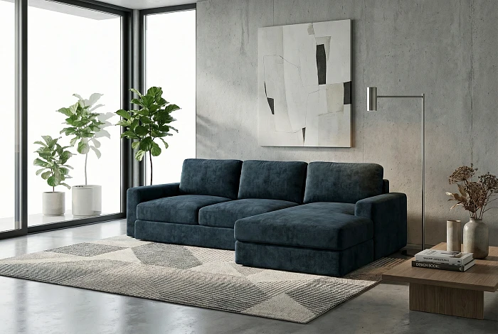 Диван Cloud Palermo с оттоманкой